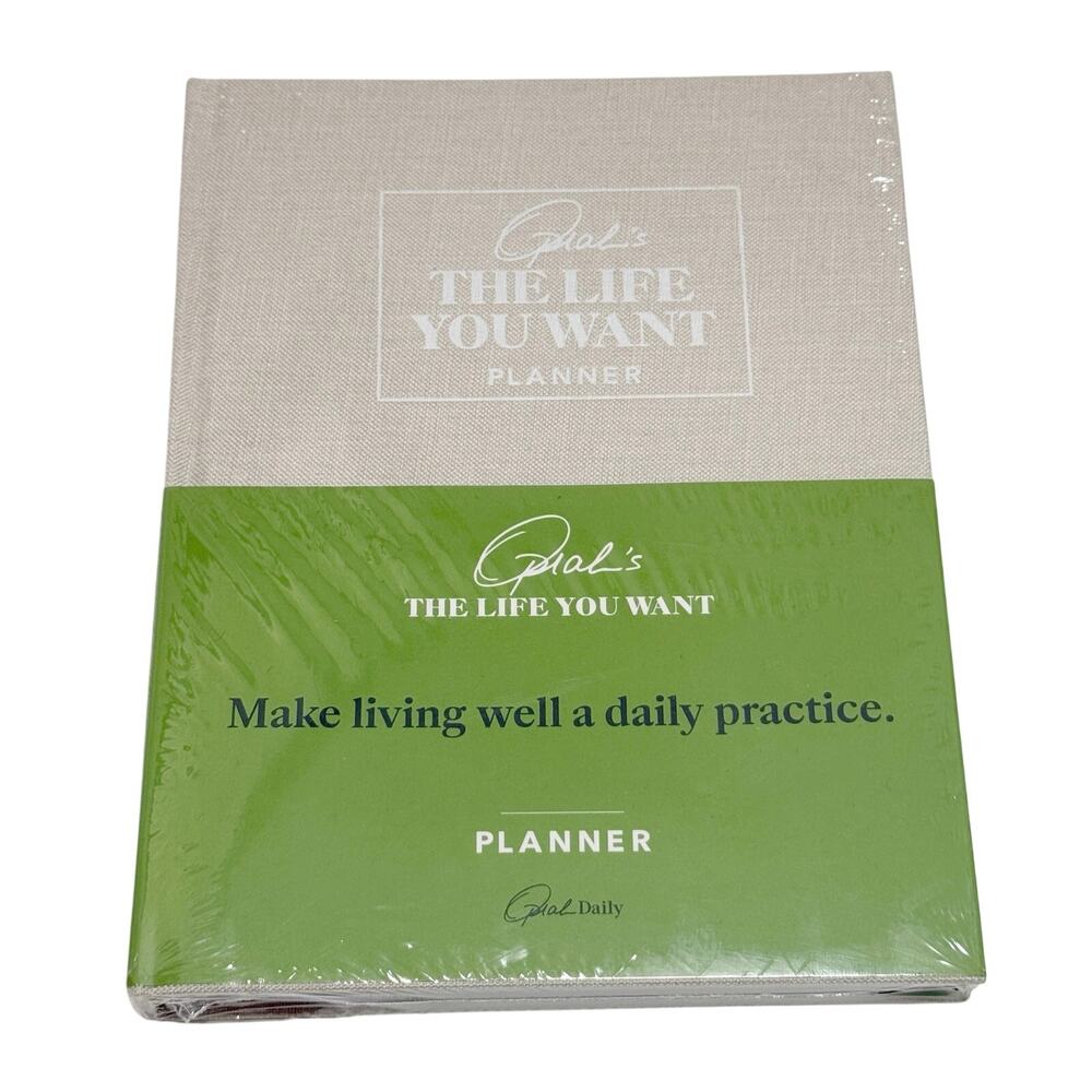 Oprah's The Life You Want Planner: Part weekly planner, part intention journal